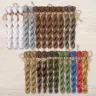 Set of OwlForest Hand-Dyed Threads for the “Owl Academy” Chart (DMC)