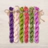 Set of OwlForest Hand-Dyed Threads for the “Fuchsia” Chart (Thread Trade n.a. Kirov)