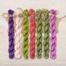Set of OwlForest Hand-Dyed Threads for the “Fuchsia” Chart (Thread Trade n.a. Kirov)