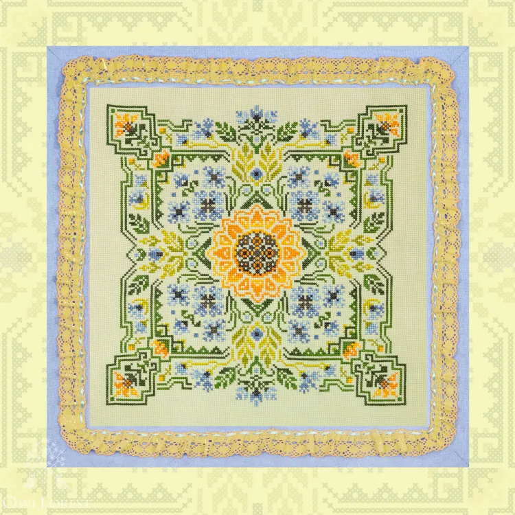 Digital embroidery chart “Sunny July”
