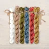 Set of OwlForest Hand-Dyed Threads for the “Snail Houses. Strawberries” Chart  (Thread Trade n.a. Kirov)