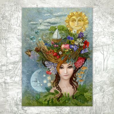 “Summer” Postcard