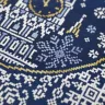 Printed embroidery chart “New Year Snowflake”
