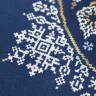 Printed embroidery chart “New Year Snowflake”