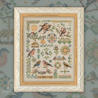 Digital embroidery chart “Chaffinches”