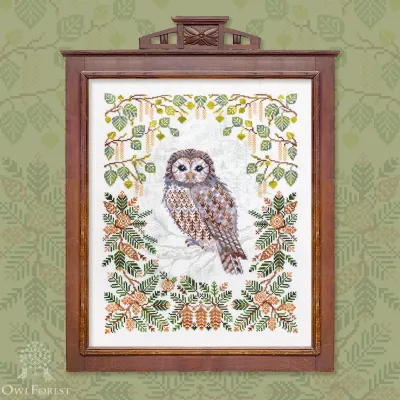 Embroidery kit “Ural Owl”