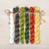 Set of OwlForest Hand-Dyed Threads for the “Samovar” Chart (Thread Trade n.a. Kirov)