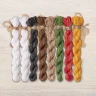 Set of OwlForest Hand-Dyed Threads for the “You Are Special” (DMC) 