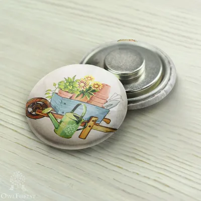 Magnet Needle Minder “Garden Cart”