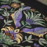 Printed embroidery chart “Amethyst Bird Night Songs”