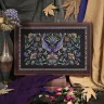 Printed embroidery chart “Amethyst Bird Night Songs”