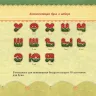 Bead embroidery kit “Watermelon Alphabet” Russian Letters