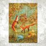 “Foxes” Postcard