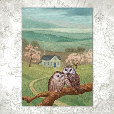 “Spring on the Coast” Postcard