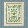 Printed embroidery chart “Blueberry House”