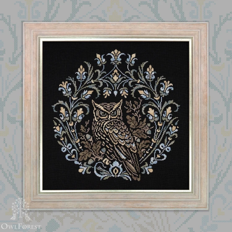 Embroidery kit “Hour of the Owl”
