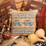 Printed embroidery chart “Mesoamerican Motifs. Squirrels” 3 colors
