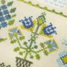 Digital embroidery chart “Blueberry House”