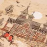 Embroidery kit “The Secluded Chapel”