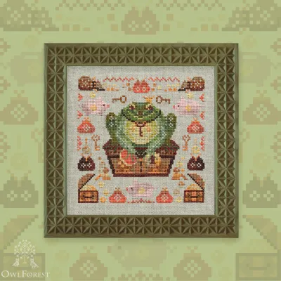 Embroidery Kit “Thrifty Toad”
