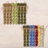 Set of OwlForest Hand-Dyed Threads for the “Forest Treasures” Chart (DMC)