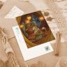 “Needlework Night” Postcard