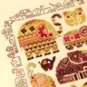 Digital embroidery chart “Funny Elephants”