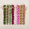 Basic Set of OwlForest Threads for the  “Houseplants” Embroidery SAL (Thread Trade n.a. Kirov)