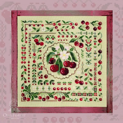 Embroidery kit “Cherry Summer”