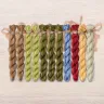 Set of OwlForest Hand-Dyed Threads for the “Forest Treasures” Chart (Thread Trade n.a. Kirov)