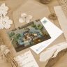“Quiet Family Evening” Postcard
