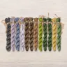 Set of OwlForest Hand-Dyed Threads for the “Ural Owl” Chart (Thread Trade n.a. Kirov)