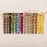Set of OwlForest Hand-Dyed Threads for the “Owl Bite” Chart (Thread Trade n.a. Kirov)