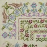 Printed embroidery chart “Sparkling Spring”