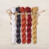 Set of OwlForest Hand-Dyed Threads for the “Owl Dance” Chart (DMC)