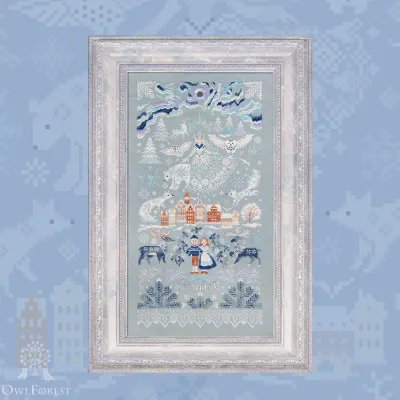 Embroidery kit “Snow Tale”