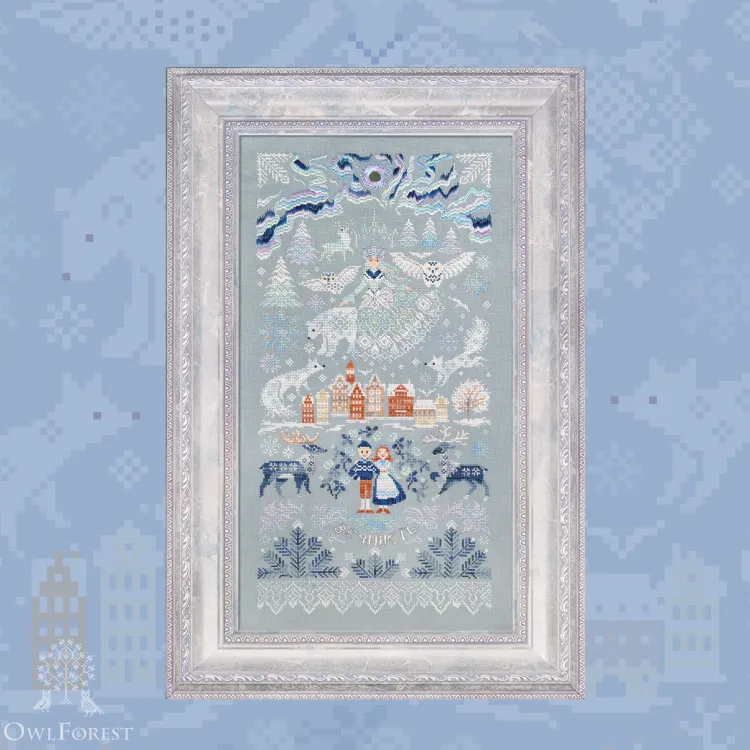 Embroidery kit “Snow Tale”