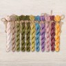 Set of OwlForest Hand-Dyed Threads for the “Sparkling Spring” Chart (DMC)