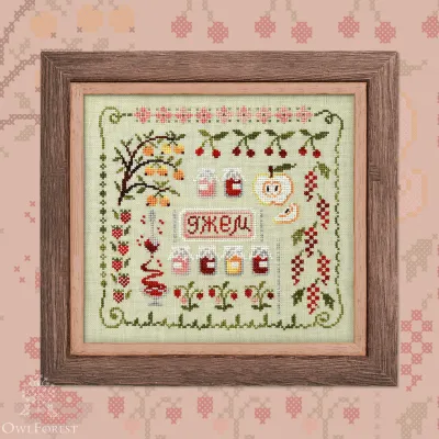 Digital embroidery chart “Summer Triptych. Jam”
