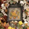 Printed embroidery chart “Pumpkin Cat”