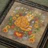 Printed embroidery chart “Pumpkin Cat”
