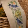 Printed embroidery chart “Pumpkin Bow”