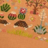 Printed embroidery chart “World of Cacti”