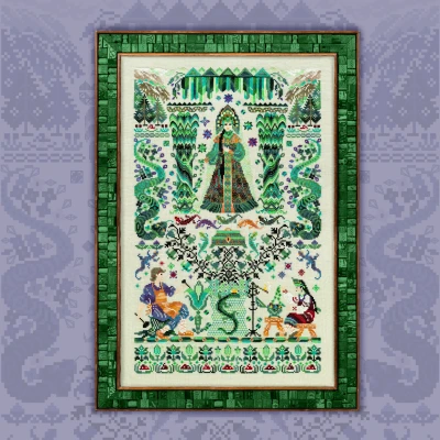 Embroidery kit “The Mistress of the Copper Mountain”