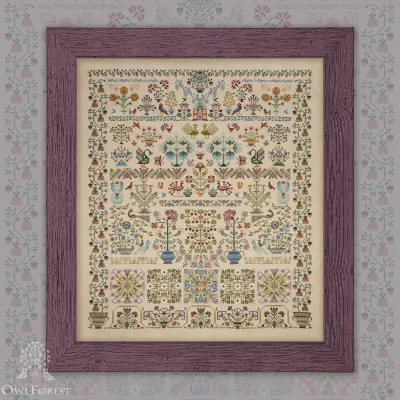 Booklet of the Embroidery Chart “Everflowering Garden”