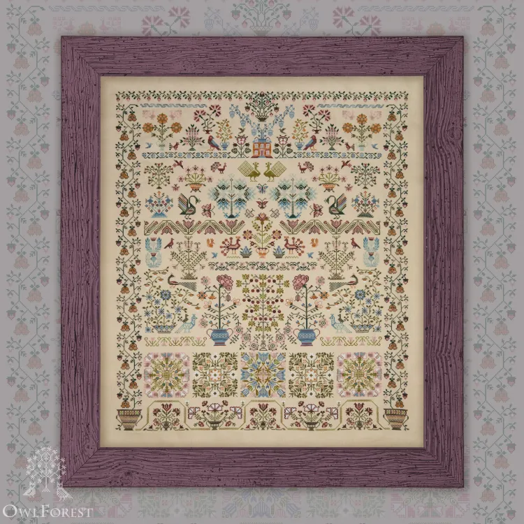 Booklet of the Embroidery Chart “Everflowering Garden”