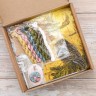Embroidery kit “Snail Houses. Forget-me-nots”