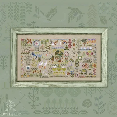 Digital embroidery chart “Bewitched Swamp”