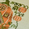 Printed embroidery chart “Snail Houses. Pumpkin”