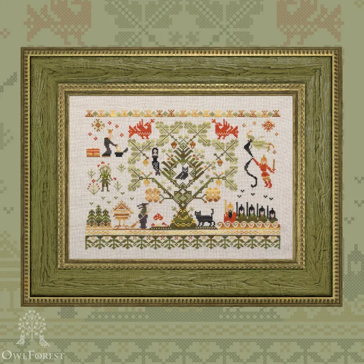 Digital embroidery chart “Lukomorye”